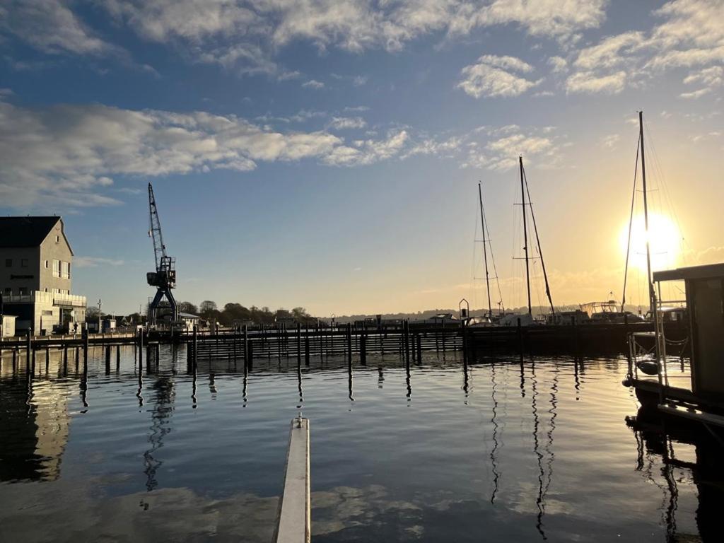 Ostsee Hausboot Schleswig Ostseeblick 1 Extérieur photo